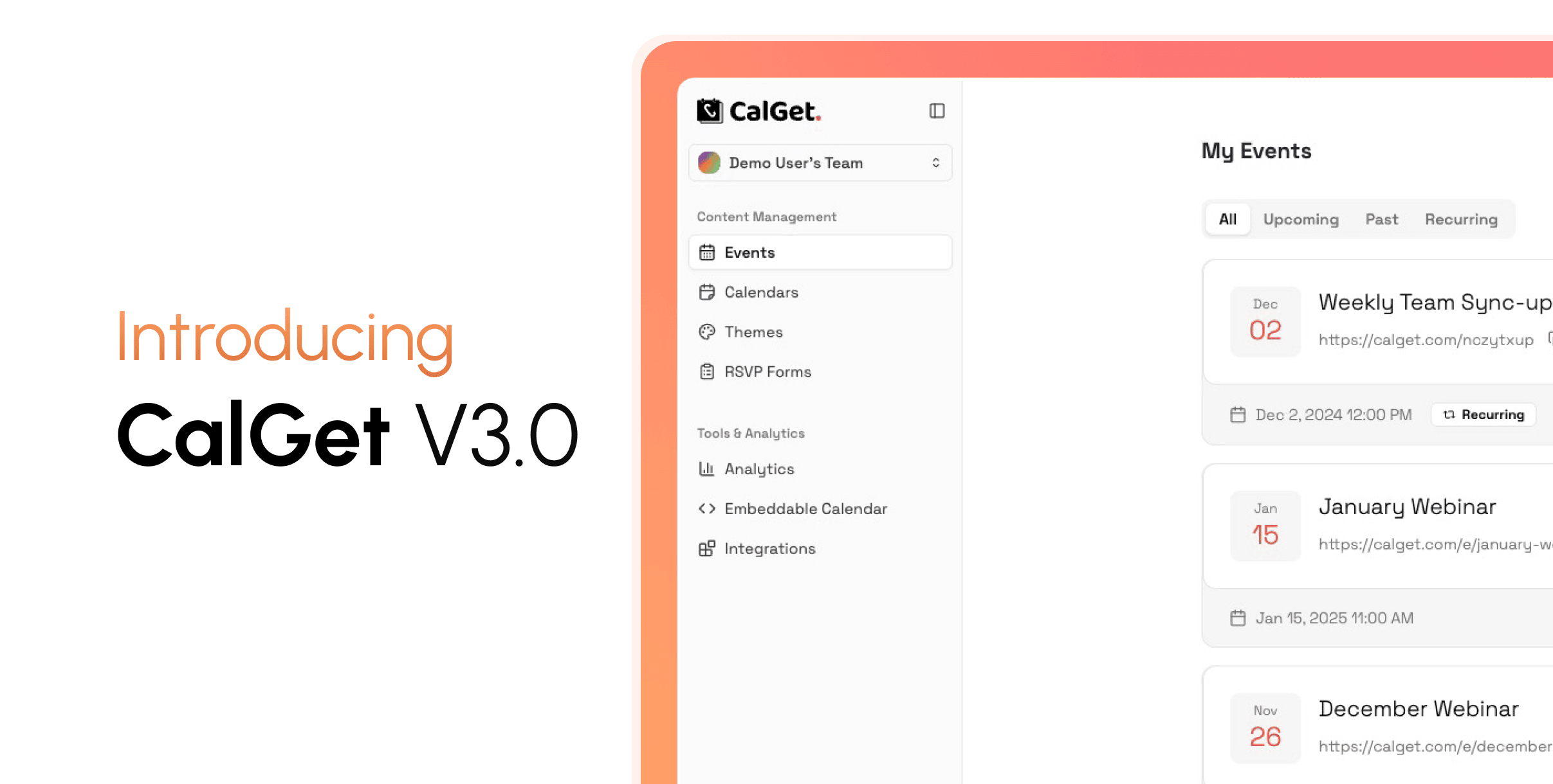 Introducing CalGet V3: Fast, Modern, Powerful