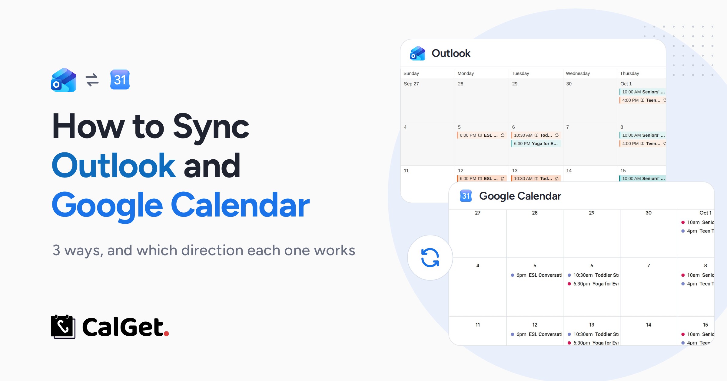 How to Sync Outlook and Google Calendar (3 Ways, 2026)